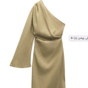 NEW Zara linen blend dress